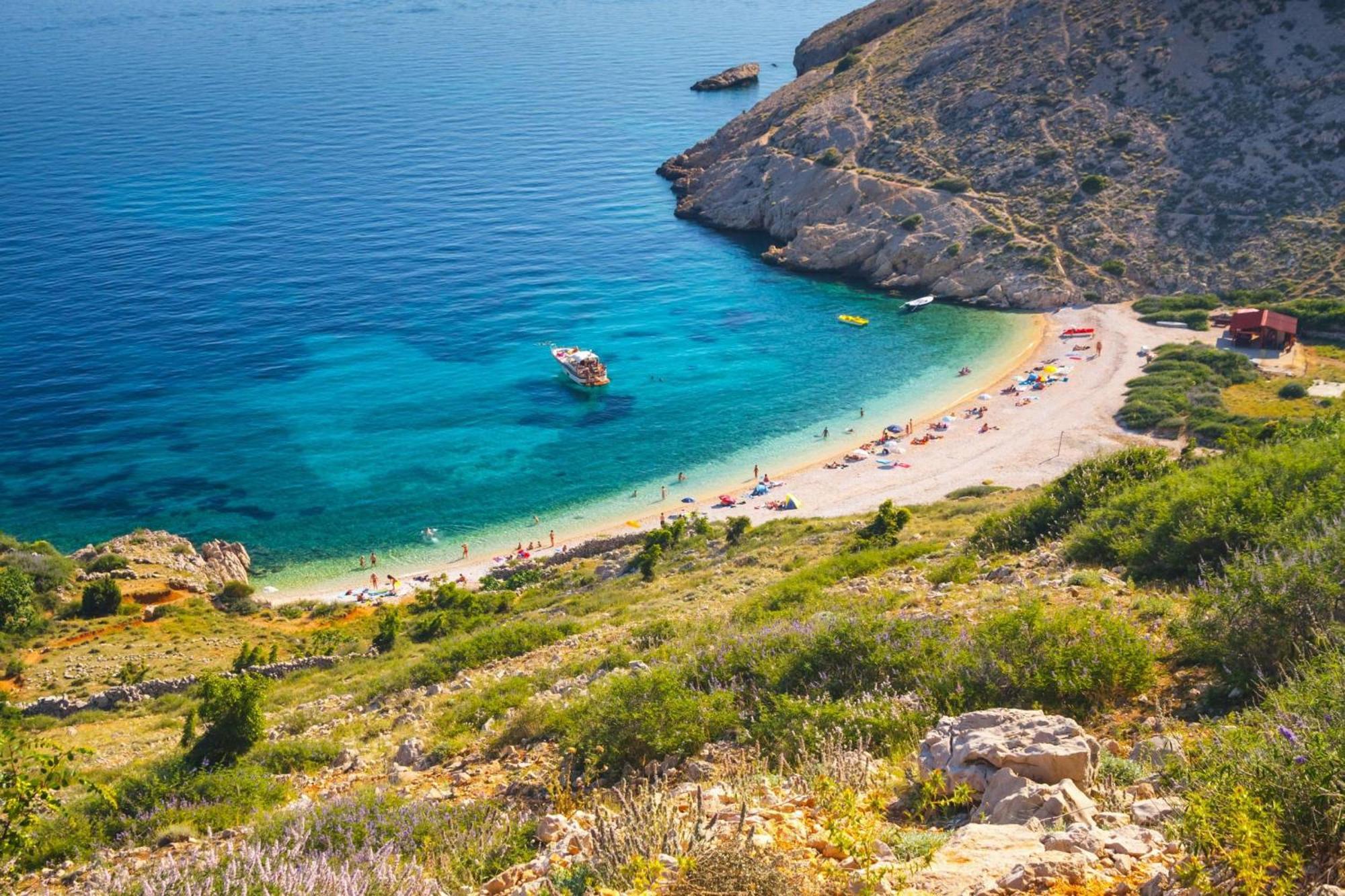 Seaview Apartment Tina Krk Island - Happy Rentals Krk Town Dış mekan fotoğraf